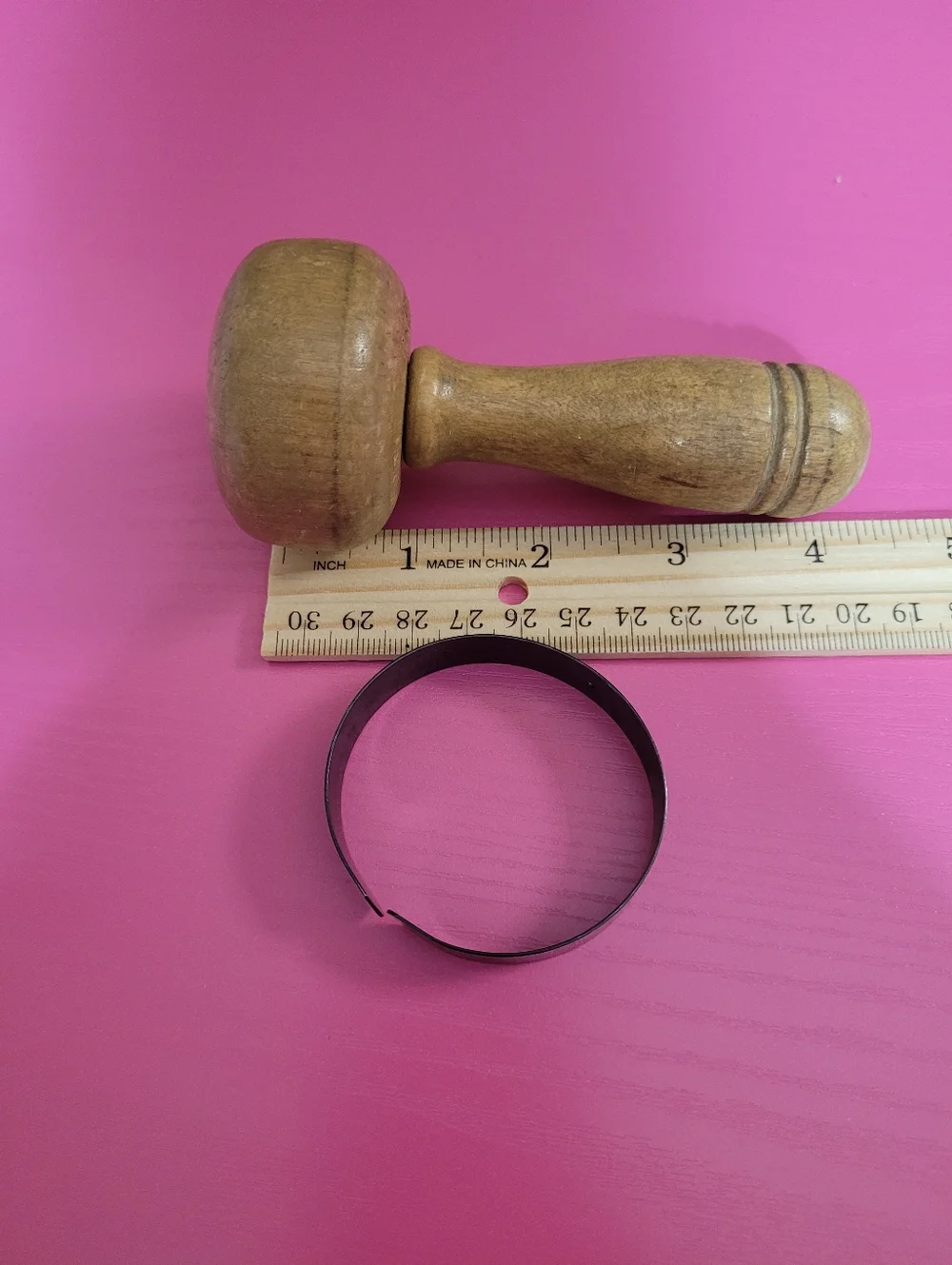 Vintage Wooden Darning Mushroom For Socks And Other Items (0769)